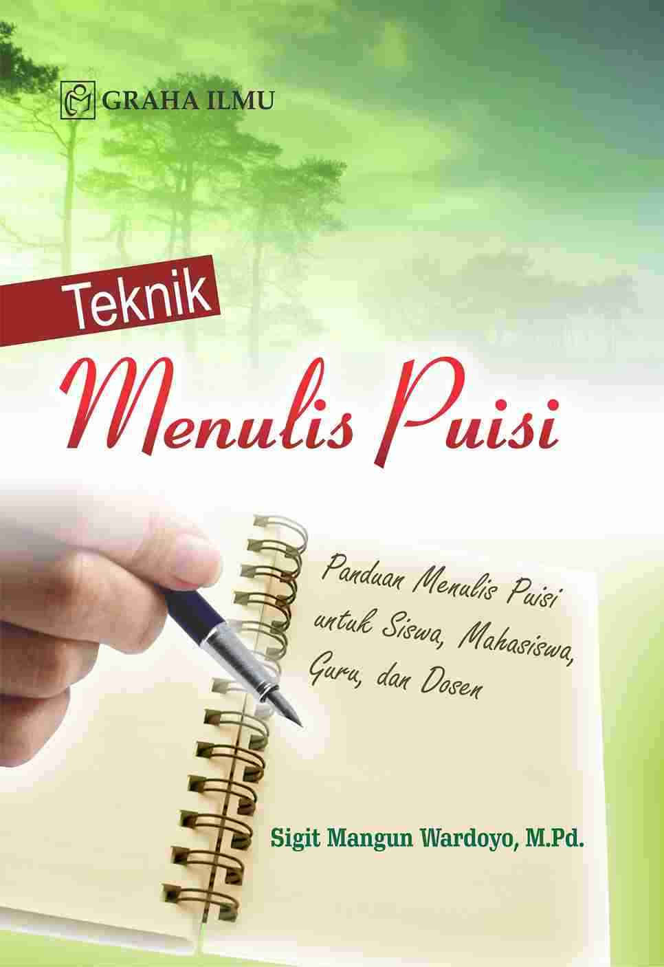 Sampul buku Teknik Menulis Puisi; Pan...